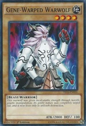 Gene-Warped Warwolf (YS16-EN016) - Starter Deck: Yuya 1st Edition - Premium Yugioh Single from Konami - Just $0.25! Shop now at Game Crave Tournament Store