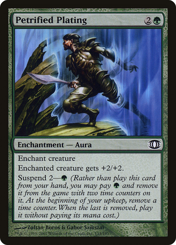 Petrified Plating (FUT-133) - Future Sight - Premium MTG Single from Wizards of the Coast - Just $0.08! Shop now at Game Crave Tournament Store
