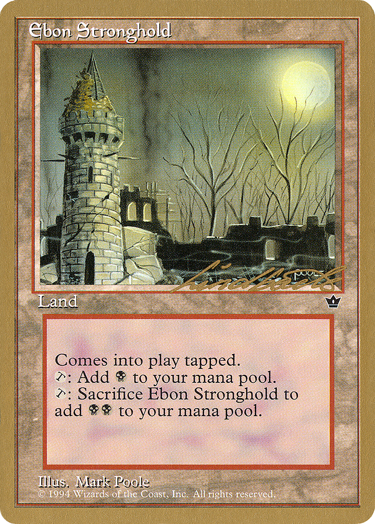 Ebon Stronghold (PTC-LL95) - Pro Tour Collector Set - Premium MTG Single from Wizards of the Coast - Just $1.56! Shop now at Game Crave Tournament Store
