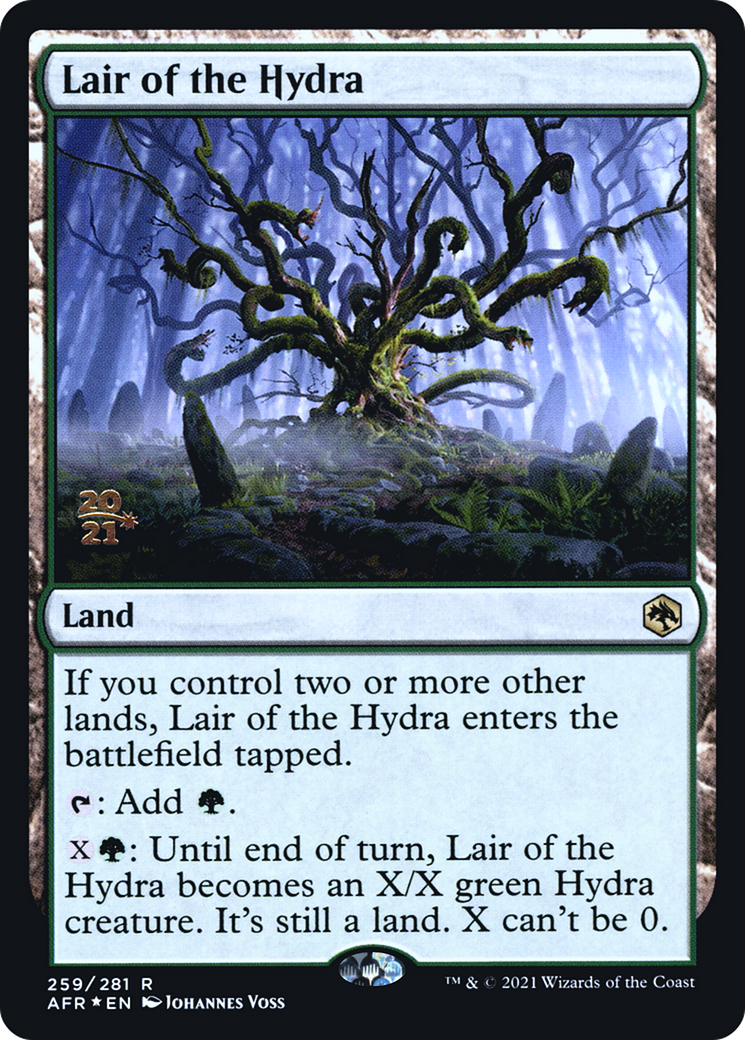 Lair of the Hydra (PAFR-259S) - Adventures in the Forgotten Realms Promos Foil - Premium MTG Single from Wizards of the Coast - Just $1.58! Shop now at Game Crave Tournament Store