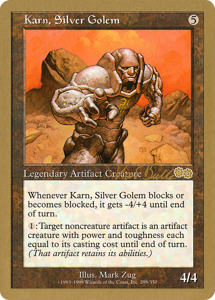 Karn, Silver Golem (WC99-KB298) - World Championship Decks 1999 - Premium MTG Single from Wizards of the Coast - Just $6.36! Shop now at Game Crave Tournament Store
