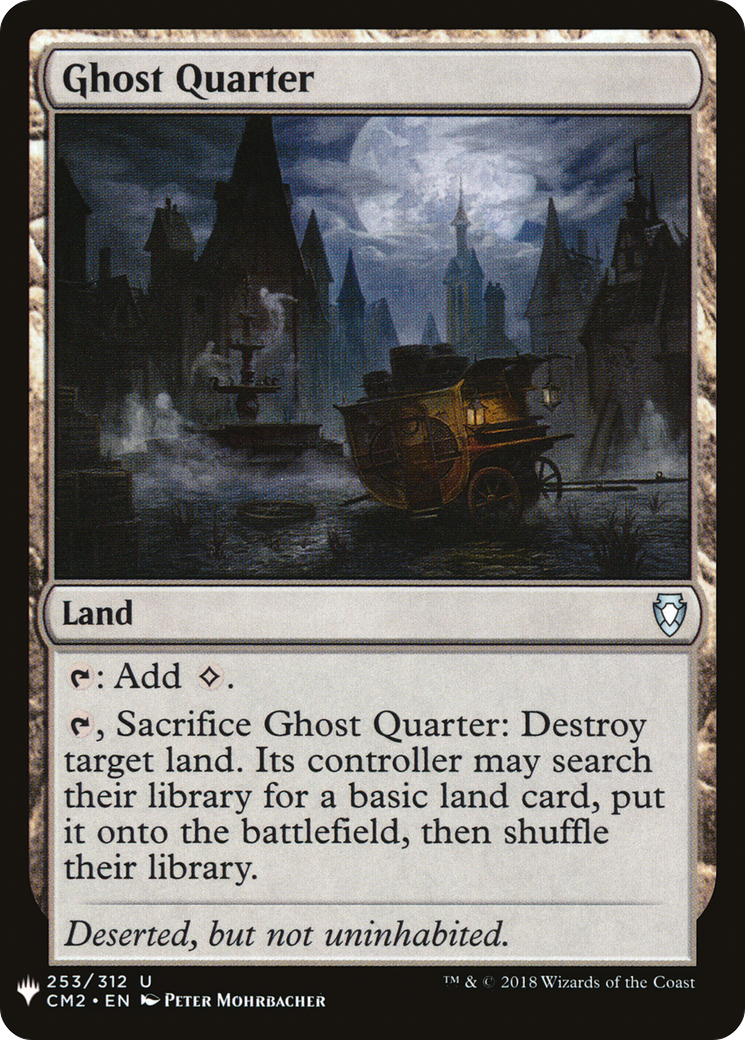 Ghost Quarter (MB1-1671) - Mystery Booster - Premium MTG Single from Wizards of the Coast - Just $0.10! Shop now at Game Crave Tournament Store
