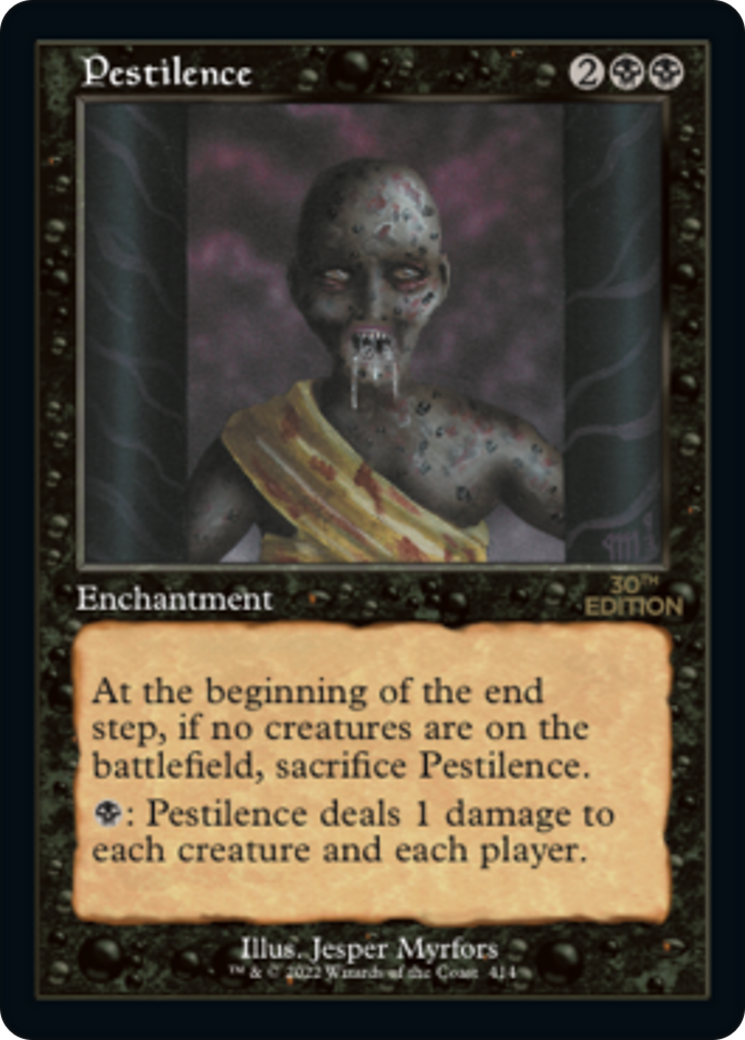 Pestilence (30A-414) - 30th Anniversary Edition - Premium MTG Single from Wizards of the Coast - Just $0! Shop now at Game Crave Tournament Store