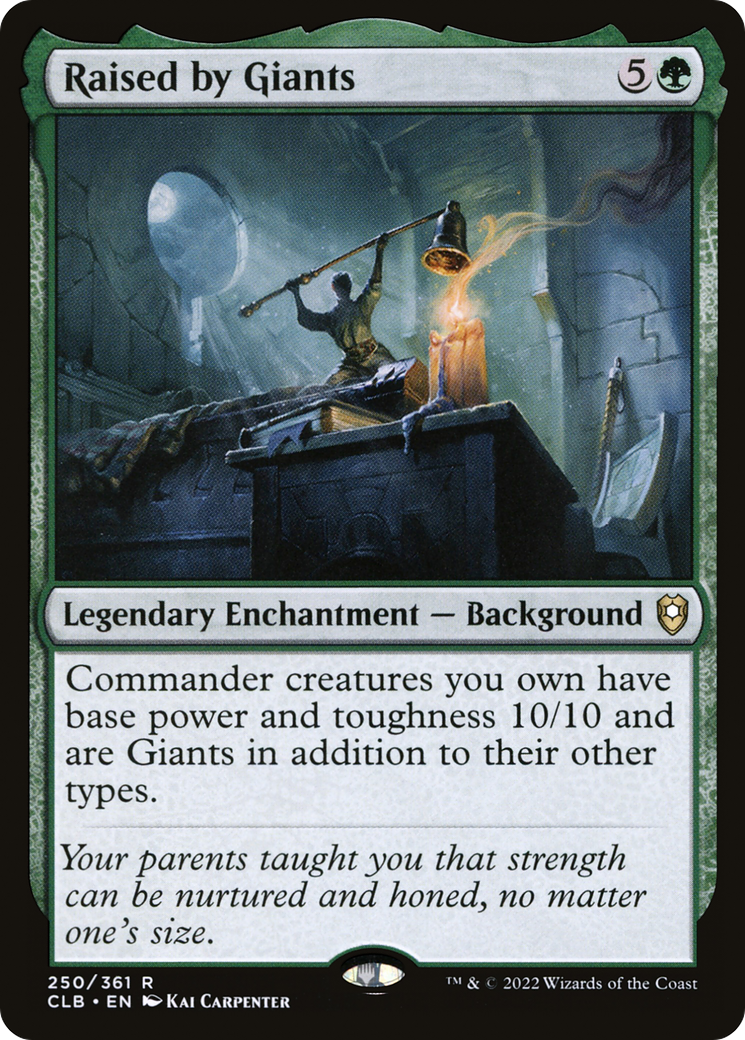 Raised by Giants (CLB-250) - Commander Legends: Battle for Baldur's Gate - Premium MTG Single from Wizards of the Coast - Just $0.08! Shop now at Game Crave Tournament Store