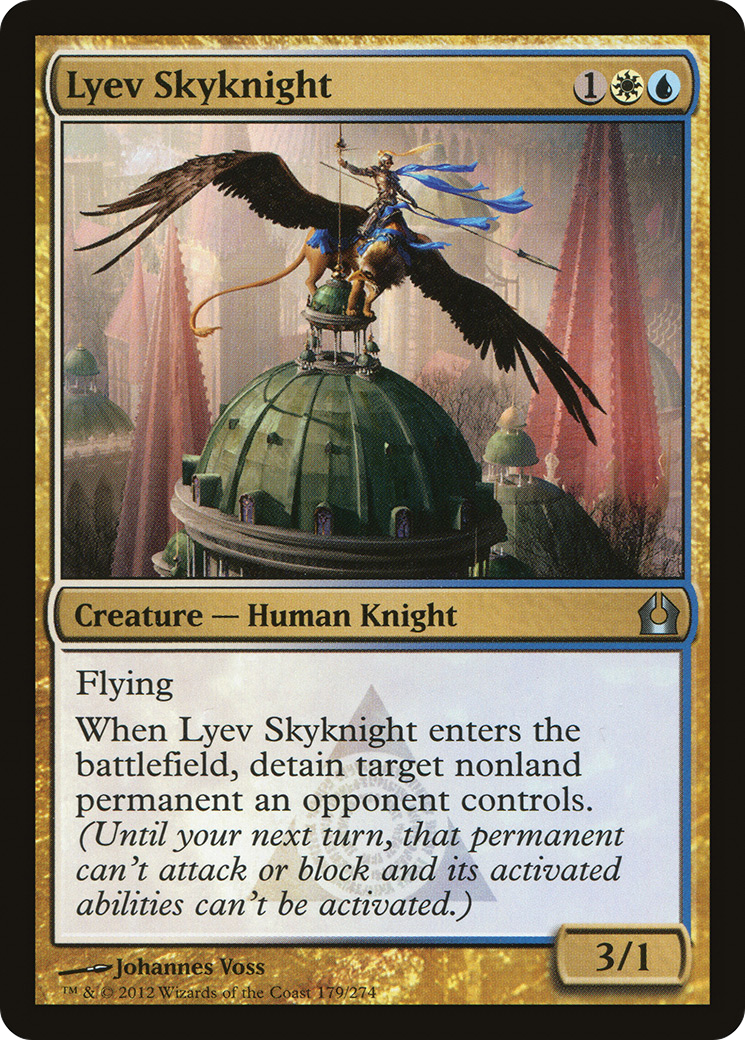 Lyev Skyknight (RTR-179) - Return to Ravnica Foil - Premium MTG Single from Wizards of the Coast - Just $0.26! Shop now at Game Crave Tournament Store