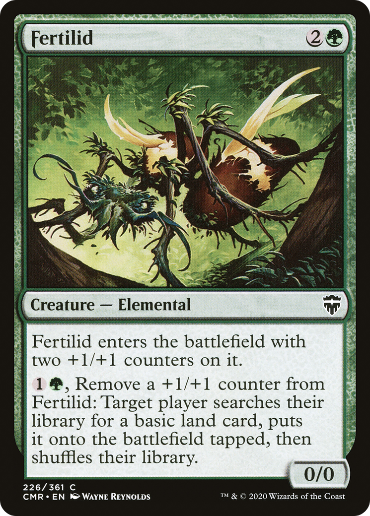 Fertilid (CMR-226) - Commander Legends - Premium MTG Single from Wizards of the Coast - Just $0.25! Shop now at Game Crave Tournament Store