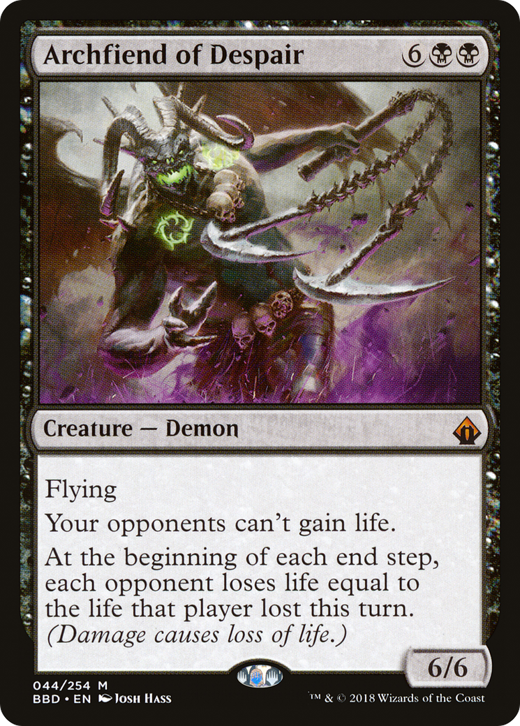 Archfiend of Despair (BBD-044) - Battlebond Foil - Premium MTG Single from Wizards of the Coast - Just $22.78! Shop now at Game Crave Tournament Store