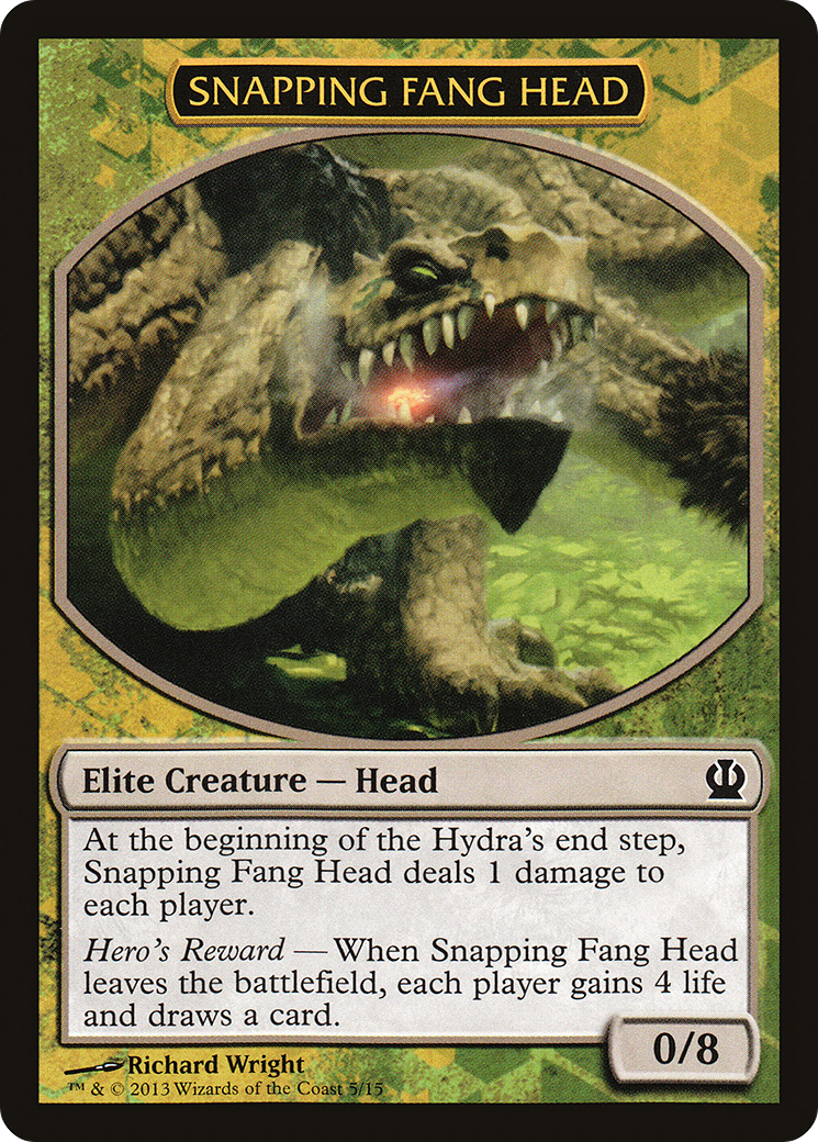 Snapping Fang Head (TFTH-005) - Face the Hydra - Premium MTG Single from Wizards of the Coast - Just $3.06! Shop now at Game Crave Tournament Store