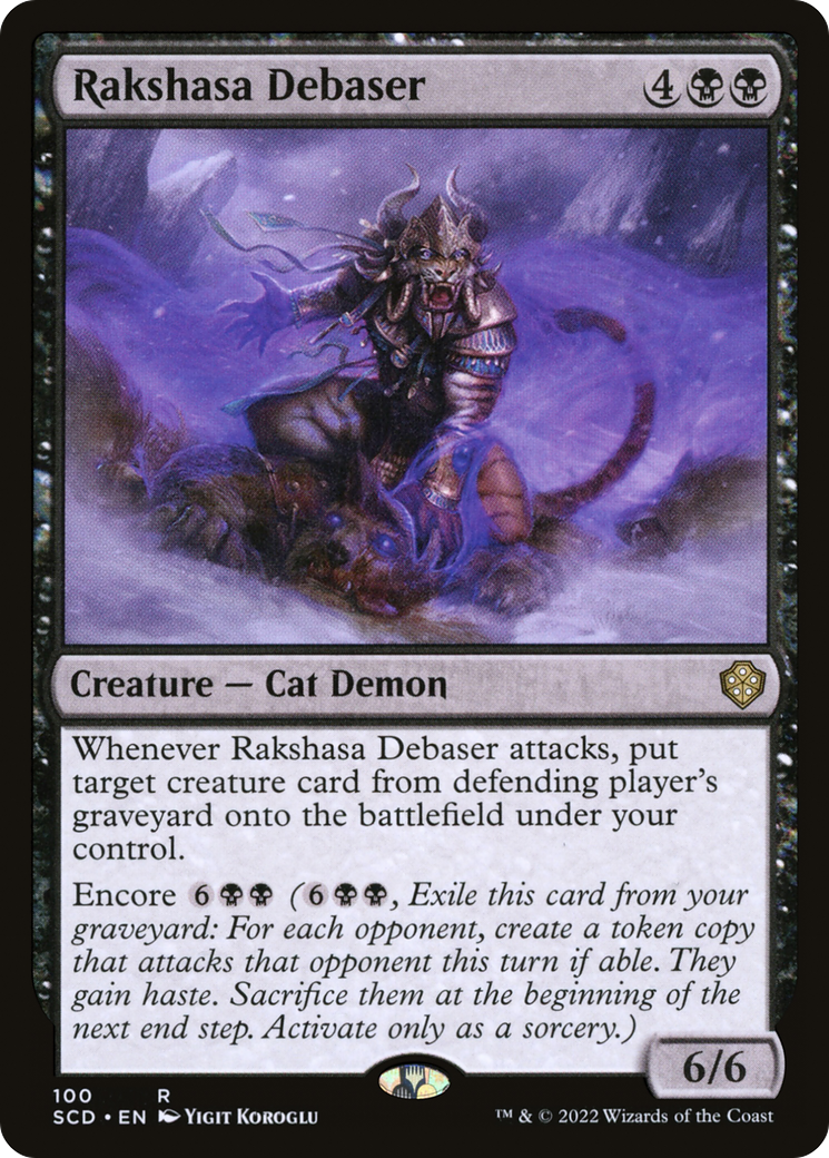 Rakshasa Debaser (SCD-100) - Starter Commander Decks - Premium MTG Single from Wizards of the Coast - Just $0.08! Shop now at Game Crave Tournament Store