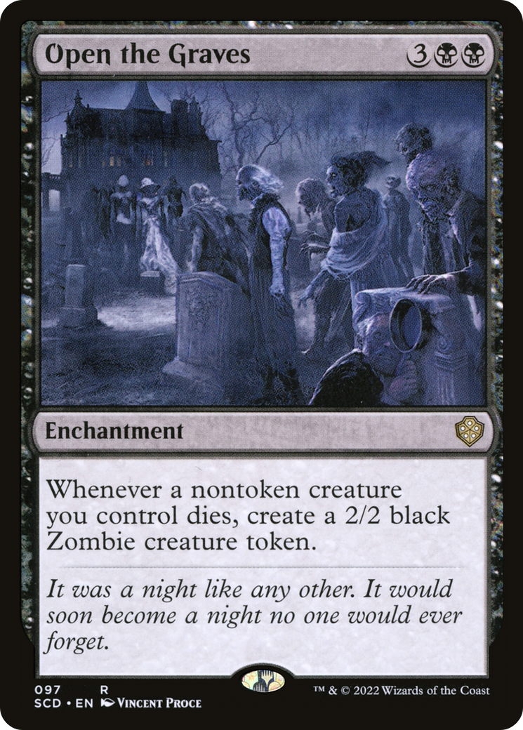 Open the Graves (SCD-097) - Starter Commander Decks - Premium MTG Single from Wizards of the Coast - Just $0.09! Shop now at Game Crave Tournament Store