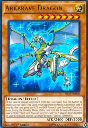 Arkbrave Dragon (SR02-EN000) - Structure Deck: Rise of the True Dragons 1st Edition - Premium Yugioh Single from Konami - Just $0.25! Shop now at Game Crave Tournament Store