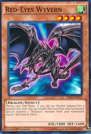 Red-Eyes Wyvern (SR02-EN010) - Structure Deck: Rise of the True Dragons 1st Edition - Premium Yugioh Single from Konami - Just $1.50! Shop now at Game Crave Tournament Store