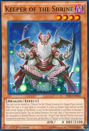 Keeper of the Shrine (SR02-EN018) - Structure Deck: Rise of the True Dragons 1st Edition - Premium Yugioh Single from Konami - Just $0.25! Shop now at Game Crave Tournament Store