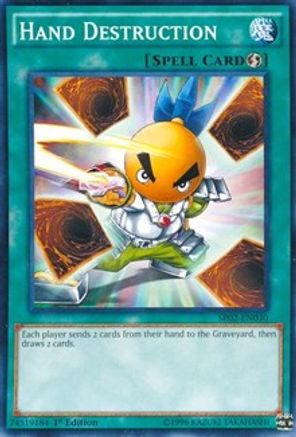 Hand Destruction (SR02-EN030) - Structure Deck: Rise of the True Dragons 1st Edition - Premium Yugioh Single from Konami - Just $0.58! Shop now at Game Crave Tournament Store