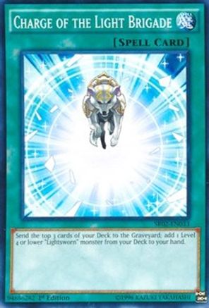 Charge of the Light Brigade (SR02-EN033) - Structure Deck: Rise of the True Dragons 1st Edition - Premium Yugioh Single from Konami - Just $0.26! Shop now at Game Crave Tournament Store