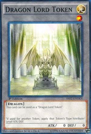 Token: Dragon Lord (SR02-ENTKN) - Structure Deck: Rise of the True Dragons 1st Edition - Premium Yugioh Single from Konami - Just $0.25! Shop now at Game Crave Tournament Store