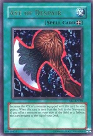 Axe of Despair (SRL-002) - Spell Ruler Unlimited - Premium Yugioh Single from Konami - Just $2.70! Shop now at Game Crave Tournament Store
