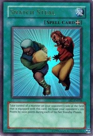 Snatch Steal (SRL-036) - Spell Ruler Unlimited - Premium Yugioh Single from Konami - Just $1.18! Shop now at Game Crave Tournament Store