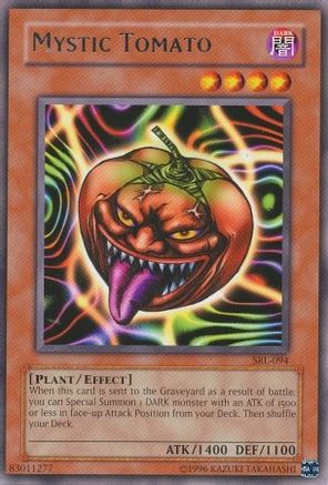 Mystic Tomato (SRL-094) - Spell Ruler Unlimited - Premium Yugioh Single from Konami - Just $1.13! Shop now at Game Crave Tournament Store
