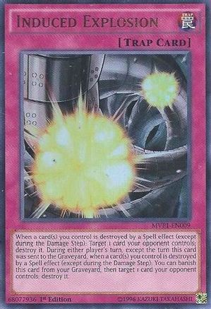 Induced Explosion (MVP1-EN009) - The Dark Side of Dimensions Movie Pack Unlimited - Premium Yugioh Single from Konami - Just $0.25! Shop now at Game Crave Tournament Store