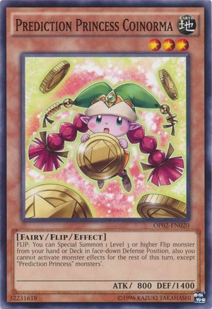 Prediction Princess Coinorma (OP02-EN020) - OTS Tournament Pack 2 Unlimited - Premium Yugioh Single from Konami - Just $0.25! Shop now at Game Crave Tournament Store