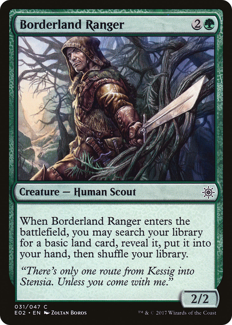 Borderland Ranger (E02-031) - Explorers of Ixalan - Premium MTG Single from Wizards of the Coast - Just $0.08! Shop now at Game Crave Tournament Store