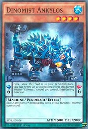 Dinomist Ankylos (TDIL-EN026) - The Dark Illusion 1st Edition - Premium Yugioh Single from Konami - Just $0.25! Shop now at Game Crave Tournament Store