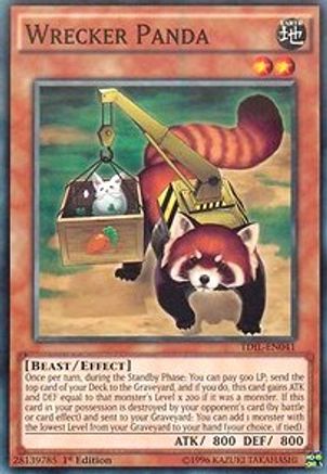 Wrecker Panda (TDIL-EN041) - The Dark Illusion Unlimited - Premium Yugioh Single from Konami - Just $0.25! Shop now at Game Crave Tournament Store