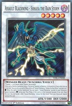 Assault Blackwing - Sohaya the Rain Storm (TDIL-EN048) - The Dark Illusion Unlimited - Premium Yugioh Single from Konami - Just $0.36! Shop now at Game Crave Tournament Store