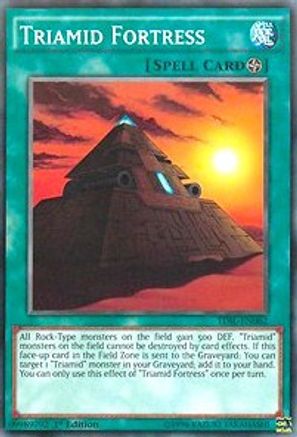 Triamid Fortress (TDIL-EN062) - The Dark Illusion Unlimited - Premium Yugioh Single from Konami - Just $0.25! Shop now at Game Crave Tournament Store