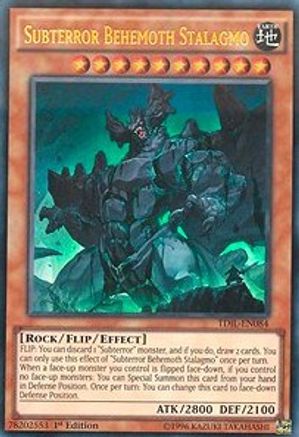 Subterror Behemoth Stalagmo (TDIL-EN084) - The Dark Illusion Unlimited - Premium Yugioh Single from Konami - Just $1.34! Shop now at Game Crave Tournament Store