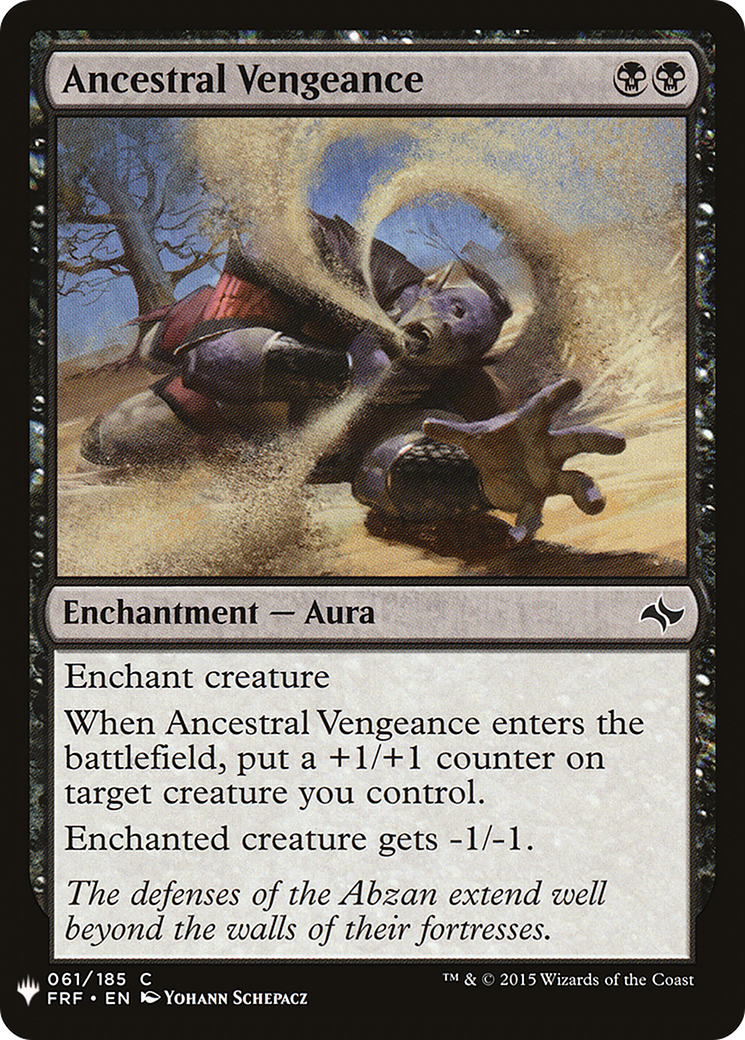Ancestral Vengeance (MB1-565) - Mystery Booster - Premium MTG Single from Wizards of the Coast - Just $0.25! Shop now at Game Crave Tournament Store