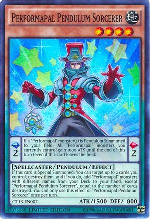 Performapal Pendulum Sorcerer (CT13-EN007) - 2016 Mega-Tins Limited - Premium Yugioh Single from Konami - Just $0.25! Shop now at Game Crave Tournament Store
