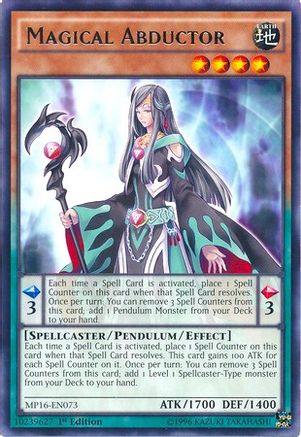 Magical Abductor (MP16-EN073) - 2016 Mega-Tins Mega Pack Unlimited - Premium Yugioh Single from Konami - Just $0.25! Shop now at Game Crave Tournament Store