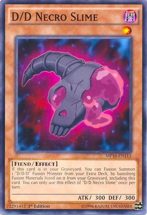 D/D Necro Slime (MP16-EN115) - 2016 Mega-Tins Mega Pack 1st Edition - Premium Yugioh Single from Konami - Just $0.25! Shop now at Game Crave Tournament Store