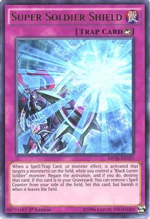 Super Soldier Shield (MP16-EN157) - 2016 Mega-Tins Mega Pack 1st Edition - Premium Yugioh Single from Konami - Just $0.08! Shop now at Game Crave Tournament Store