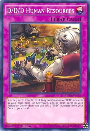 D/D/D Human Resources (MP16-EN172) - 2016 Mega-Tins Mega Pack 1st Edition - Premium Yugioh Single from Konami - Just $0.08! Shop now at Game Crave Tournament Store