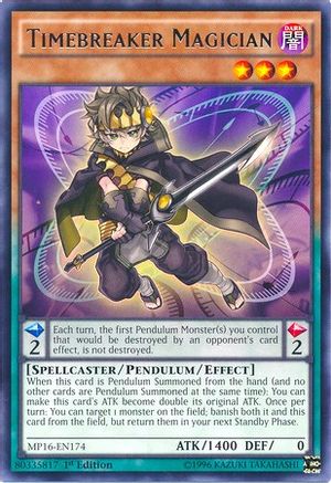 Timebreaker Magician (MP16-EN174) - 2016 Mega-Tins Mega Pack 1st Edition - Premium Yugioh Single from Konami - Just $0.25! Shop now at Game Crave Tournament Store