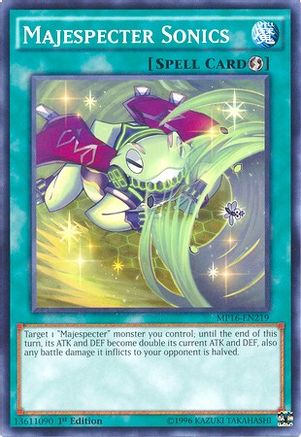 Majespecter Sonics (MP16-EN219) - 2016 Mega-Tins Mega Pack 1st Edition - Premium Yugioh Single from Konami - Just $0.26! Shop now at Game Crave Tournament Store