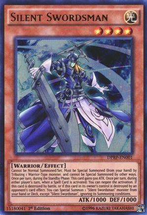 Silent Swordsman (DPRP-EN001) - Duelist Pack: Rivals of the Pharaoh 1st Edition - Premium Yugioh Single from Konami - Just $1! Shop now at Game Crave Tournament Store