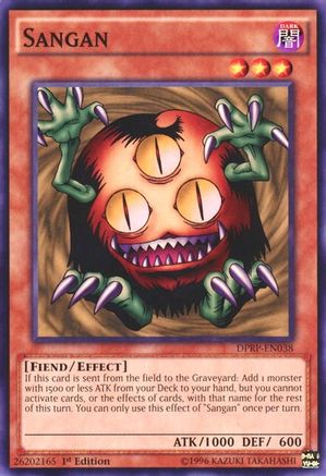 Sangan (DPRP-EN038) - Duelist Pack: Rivals of the Pharaoh 1st Edition - Premium Yugioh Single from Konami - Just $0.34! Shop now at Game Crave Tournament Store