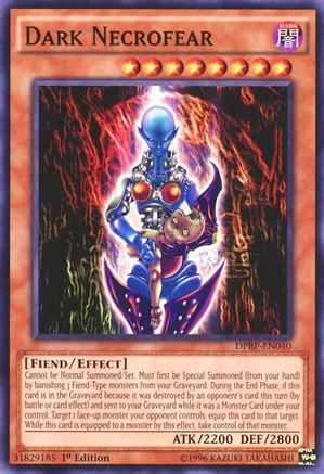 Dark Necrofear (DPRP-EN040) - Duelist Pack: Rivals of the Pharaoh 1st Edition - Premium Yugioh Single from Konami - Just $0.25! Shop now at Game Crave Tournament Store