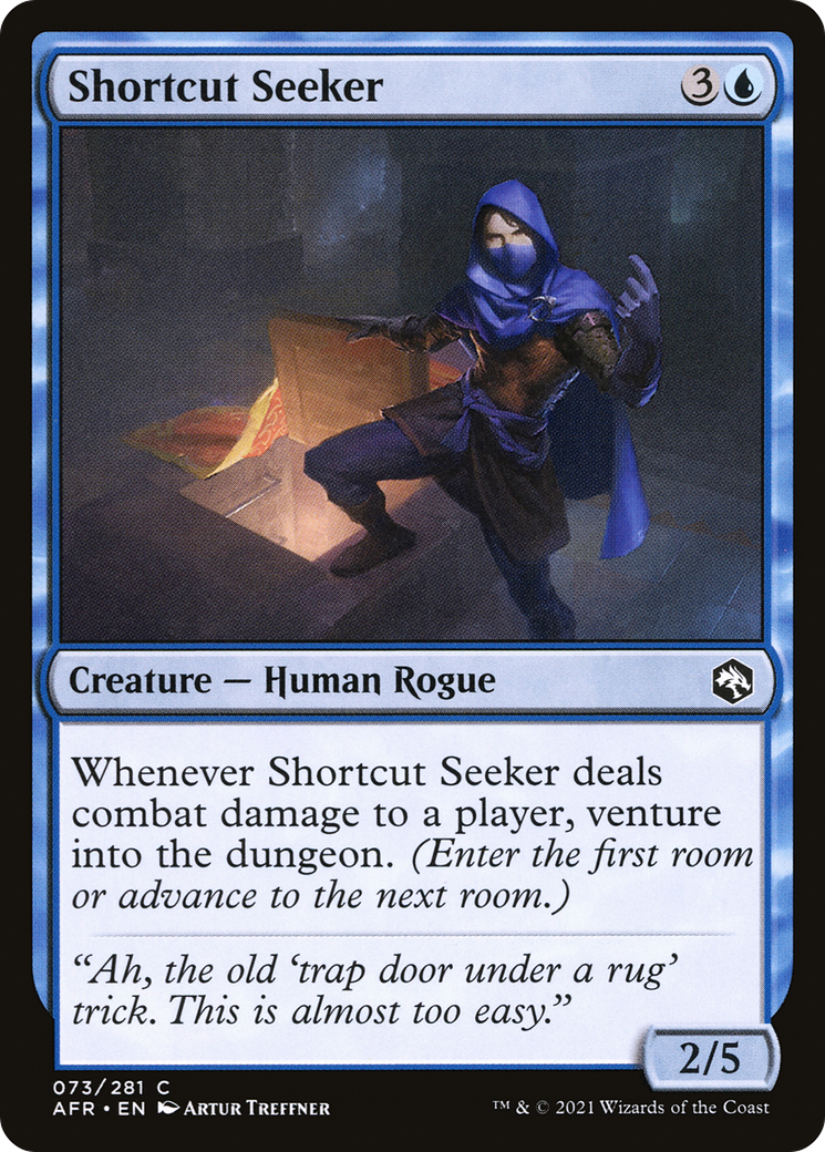Shortcut Seeker (AFR-073) - Adventures in the Forgotten Realms Foil - Premium MTG Single from Wizards of the Coast - Just $0.08! Shop now at Game Crave Tournament Store