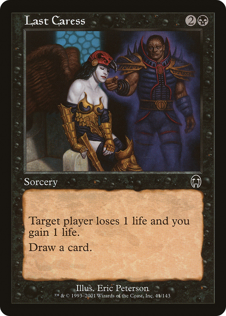 Last Caress (APC-041) - Apocalypse - Premium MTG Single from Wizards of the Coast - Just $0.08! Shop now at Game Crave Tournament Store