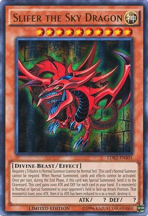 Slifer the Sky Dragon (LDK2-ENS01) - Legendary Decks II Limited - Premium Yugioh Single from Konami - Just $0.88! Shop now at Game Crave Tournament Store