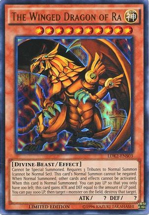 The Winged Dragon of Ra (LDK2-ENS03) - Legendary Decks II Limited - Premium Yugioh Single from Konami - Just $1.94! Shop now at Game Crave Tournament Store