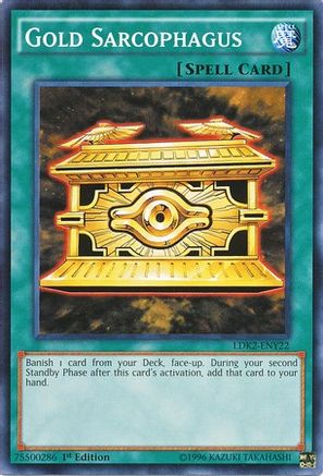 Gold Sarcophagus (LDK2-ENY22) - Legendary Decks II 1st Edition - Premium Yugioh Single from Konami - Just $0.26! Shop now at Game Crave Tournament Store