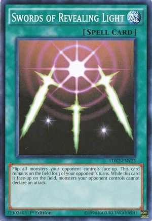 Swords of Revealing Light (LDK2-ENY23) - Legendary Decks II Unlimited - Premium Yugioh Single from Konami - Just $0.25! Shop now at Game Crave Tournament Store