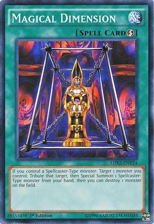 Magical Dimension (LDK2-ENY24) - Legendary Decks II Unlimited - Premium Yugioh Single from Konami - Just $0.25! Shop now at Game Crave Tournament Store