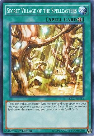 Secret Village of the Spellcasters (LDK2-ENY33) - Legendary Decks II 1st Edition - Premium Yugioh Single from Konami - Just $0.52! Shop now at Game Crave Tournament Store